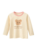 Girls' Cartoon Print Long Sleeves Stylish Tops childrensterritory