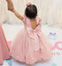 Tulle 3D Flower Design Birthday Party Gowns For Little Girls childrensterritory