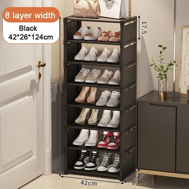 5 to 7-Layer Space-Saving Shoe Cabinet Shoe Organizer childrensterritory