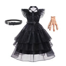 Wednesday Addams Kids Easter Halloween Party Costumes childrensterritory