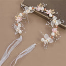 Kids' Girls Pearl and Flower Design Headbands and Wristbands childrensterritory