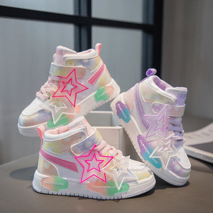Classic Non-slip Colorful Walking Sneakers for Girls childrensterritory