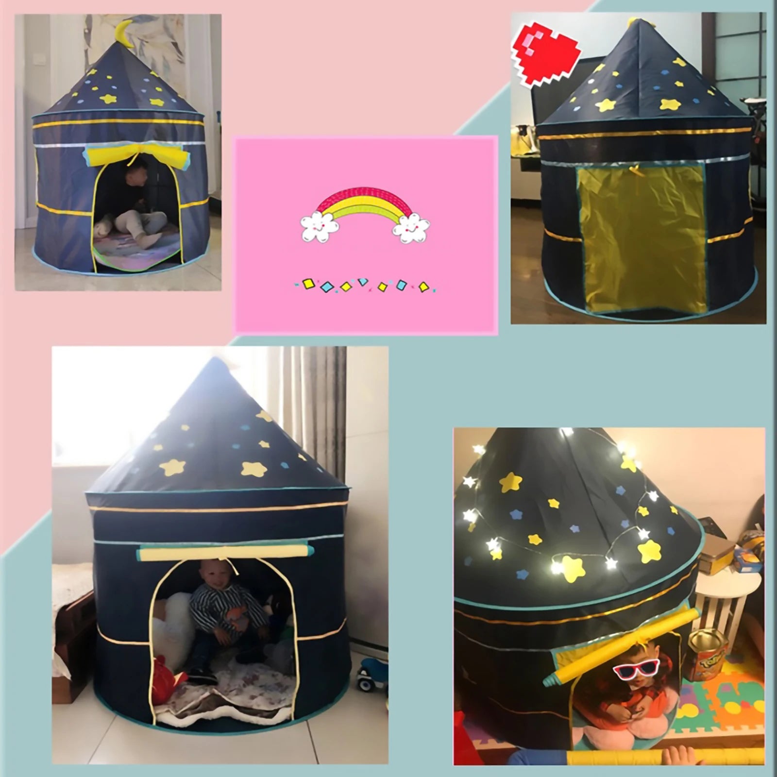 Indoor Princess Toy House for Kids Under 14 Years childrensterritory