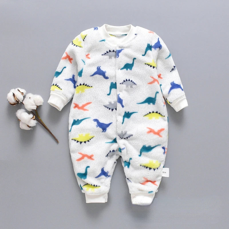 Baby Kids Cartoon Design Winter Bodysuits childrensterritory