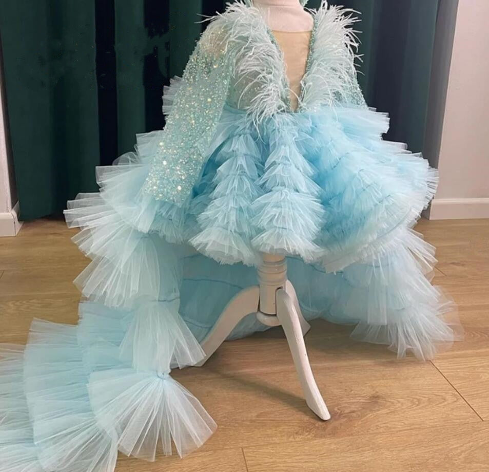Puffy Glitter Baby/Kids Girl Birthday/Christmas Party Dress childrensterritory