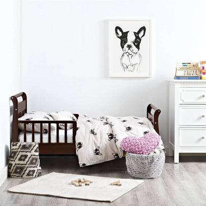 Adorable Wooden Relax Sleigh with Safety Rails for Baby childrensterritory