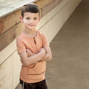 Casual Family Matching Zipper T-shirts childrensterritory