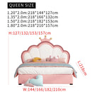 Modern Design Double Bed for Kids with Crown-Shaped Headboard childrensterritory