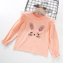 Kids Girl Cute Print Casual Sweatshirt And Pants 2-Piece Tracksuit
