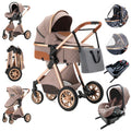3 in 1 Portable High Landscape Luxury Baby Stroller