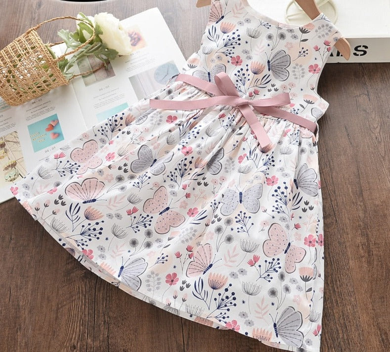 Kids Girls Floral Summer Fashion Dresses childrensterritory