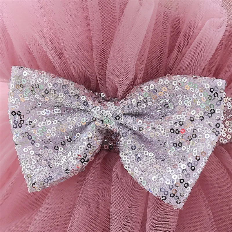 Baby Girls Puffy Christening Princess Brithday Dresses childrensterritory