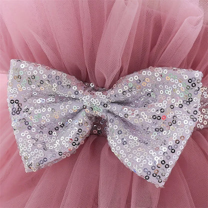 Baby Girls Puffy Christening Princess Brithday Dresses childrensterritory