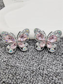 Girls' Two-piece Bling Butterfly Shoelace Buckles childrensterritory
