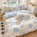 Cartoon Animation Design Duvet Cover Bedding Set for Kids Room