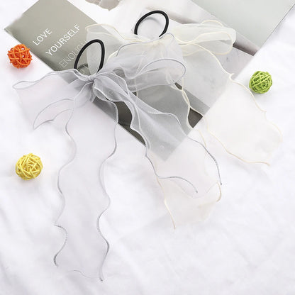 Lace Hair Rope Girls Streamer Elastic Hair Bands