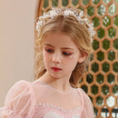 Kids' Girls Pearl and Flower Design Headbands and Wristbands childrensterritory