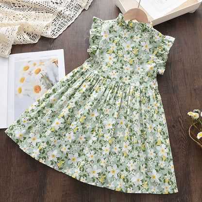 Kids Girls Floral Summer Fashion Dresses childrensterritory