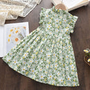 Kids Girls Floral Summer Fashion Dresses childrensterritory