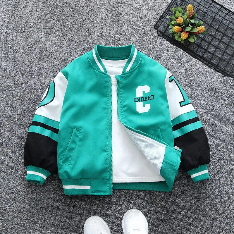 Kids' Long-Sleeved Stylish Winter Jacket