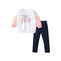 Girls Cartoon Design Full Sleeves T- Shirts And Leggings Set childrensterritory