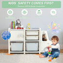 Car Design Kids Enclosed Toy Storage Organizer for Playroom childrensterritory