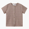 Kids Boys Girls Plaid Matching Summer Clothing Sets childrensterritory