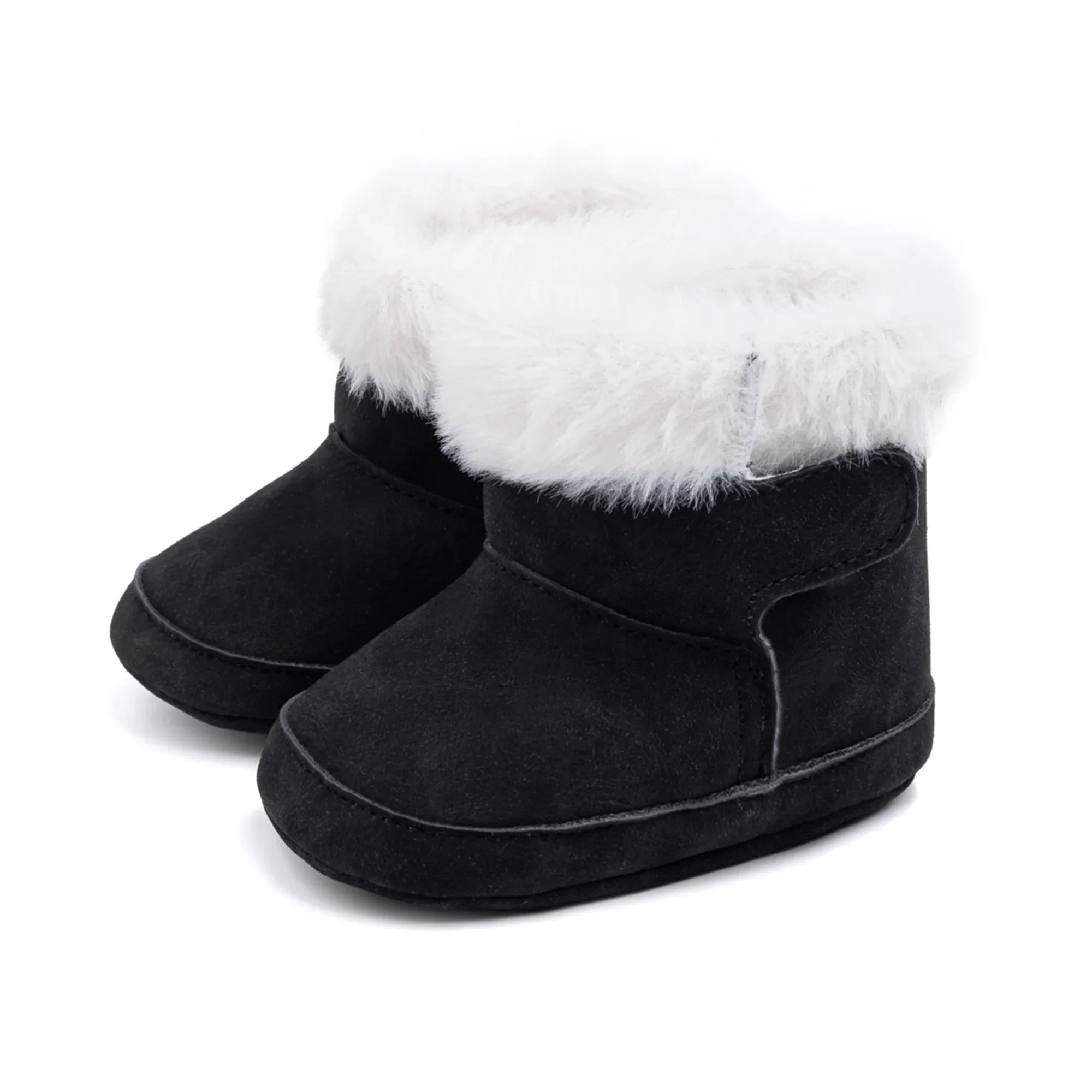 Baby Kids Fur Design Soft Casual Shoes