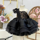 Elegant Kids Girls Sequin Design Formal Evening Party Dresses childrensterritory