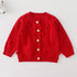 Baby Flowers Embroidered Long Sleeves Knitted Cardigans childrensterritory