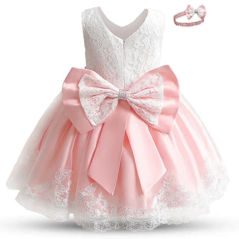 Baby Girls Princess Dress with Beadings for Christening childrensterritory