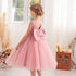 Sleeveless Bow Design Cute Princess Dresses For Girls childrensterritory