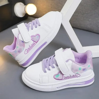 Kids Love Embroidery Princess Sports Shoes/Sneakers childrensterritory