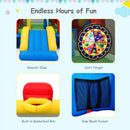 Kids Inflatable Slide Jumping Castle with 550W Blower childrensterritory