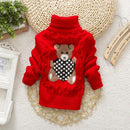 Kids Boy Girl Thick Knitted Turtleneck Sweaters childrensterritory