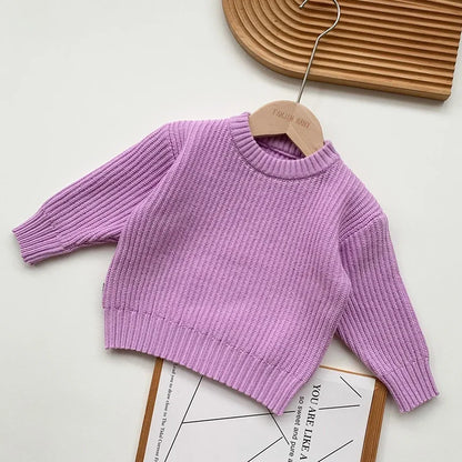 Kids Round Neck Long Sleeves Winter Sweater childrensterritory