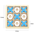 Kids' Mini Wooden XO Tic Tac Toe Game childrensterritory
