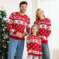 Cartoon-Design Long-Sleeve Family Matching Winter Sweater