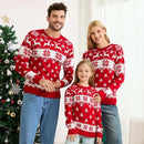 Cartoon-Design Long-Sleeve Family Matching Winter Sweater