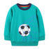 Boys Long-sleeved Football Printed Autumn T-Shirt childrensterritory