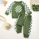 Baby's St Patrick's Day Outfit in Green Shamrock Print childrensterritory