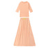 Summer Solid Colour Family Matching Clothing Set childrensterritory