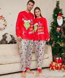 GRC Cartoon Print Matching Christmas Family Pajamas childrensterritory