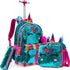 Sequin Design 3-in-1 Kids Trolley School Backpack Set for Girls childrensterritory