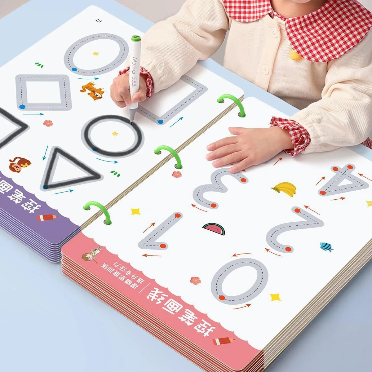 Reusable Magical Tracing Education/Training Book for Toddlers childrensterritory