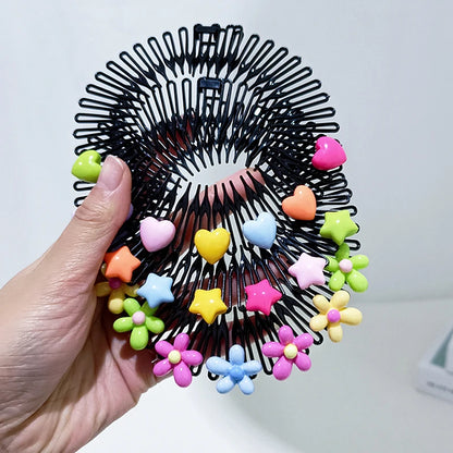 Cute 3Pcs Colorful Broken Headband Hair Clips for Girls childrensterritory