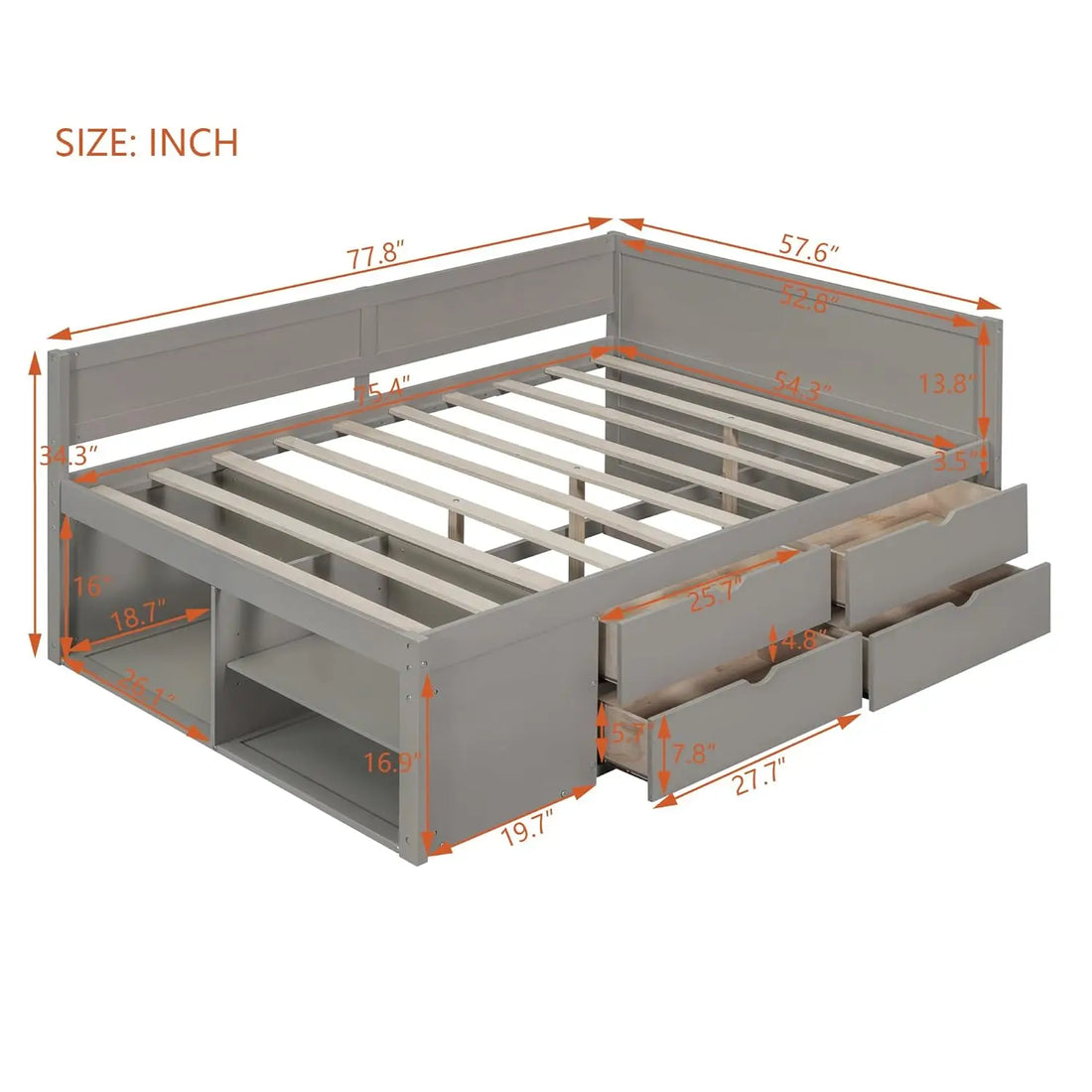 Comfortable Kids Bed Frame Designed to Ensure Safety and Reliable Support childrensterritory
