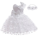 Baby Girl Three-Dimension Butterfly Gown for Baptism/Birthday
