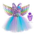 Girls Mermaid Style Tutu Princess Birthday/Halloween Party Dresses childrensterritory