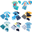 3pc Baby/Kids Boys Sun Protection Swimwear With Hat